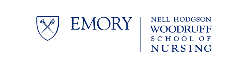 Emory, Nell Hodgson Woodruff School of Nursing logo.