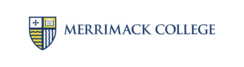 Merrimack College logo.