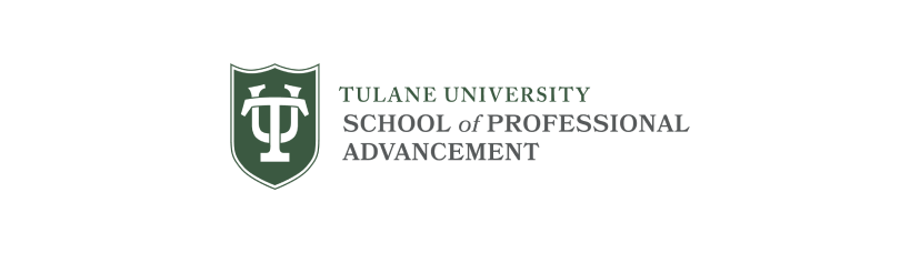 Tulane University, School of Professional Advancement logo.