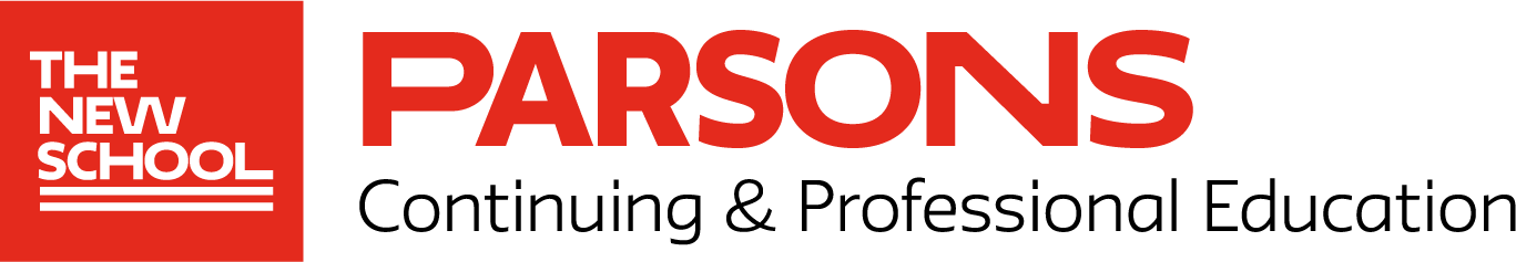The New School Parsons Continuing and Professional Education logo.