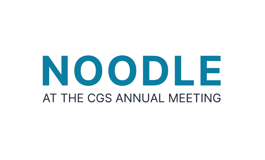 Noodle logo at the CGS Annual Meeting